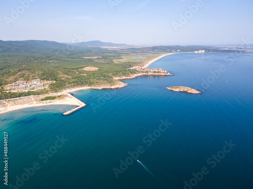 Amazing Aerial view of Arkutino beach, Bulgaria