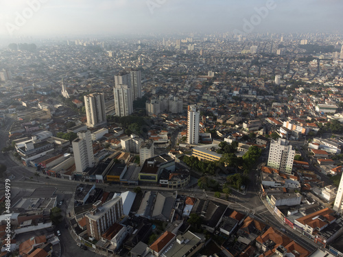 how big is this metropole, aerial view, drone megalopole São Paulo, Brazil © Rodrigo