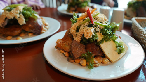 Chiriucho traditional food of Cusco
