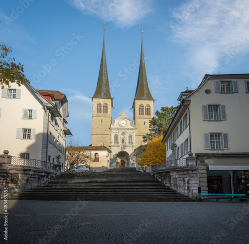 Church of St Leodegar - Lucerne, Switzerland