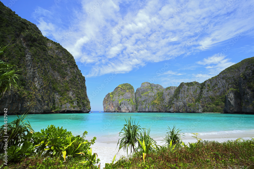Obraz premium Maya bay on Phi Phi Leh island.