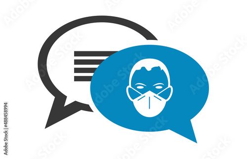 Logo port du masque.
