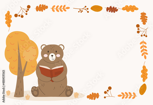 Bear with book