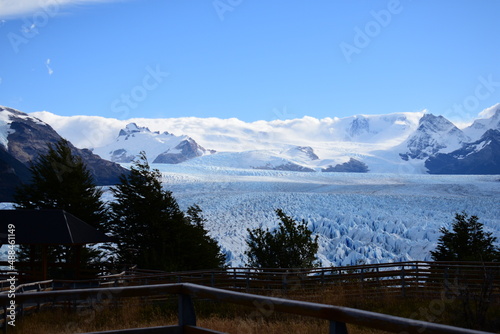 Glacier Perito Moreno Iceberg Lake Landscape Patagonia Mountain view Argentina South