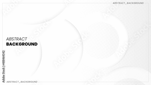 Abstract and minimalist white background with elegant wavy style