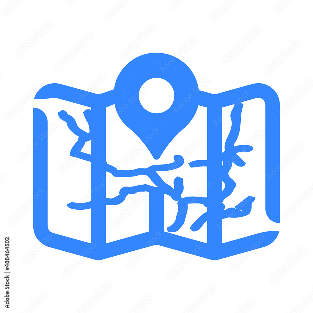 Location and Map navigation icon Location and Map navigation icon