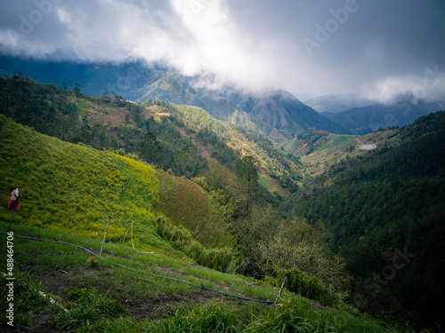 landscape in the mountains