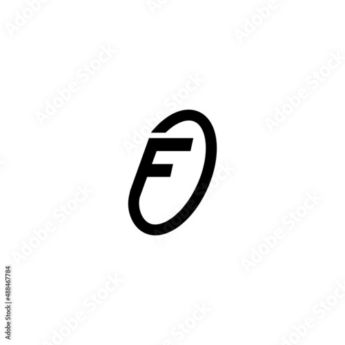 Letter F logo icon design template elements