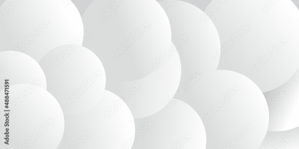 Modern white and light grey square overlapped pattern on background with shadow. Abstract silver color geometric shape with copy space. Simple and minimal banner design. Modern white and light grey square overlapped pattern on background with shadow. Abstract silver color geometric shape with copy space. Simple and minimal banner design.