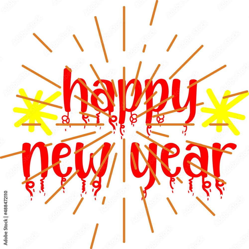 Obraz premium Happy new year