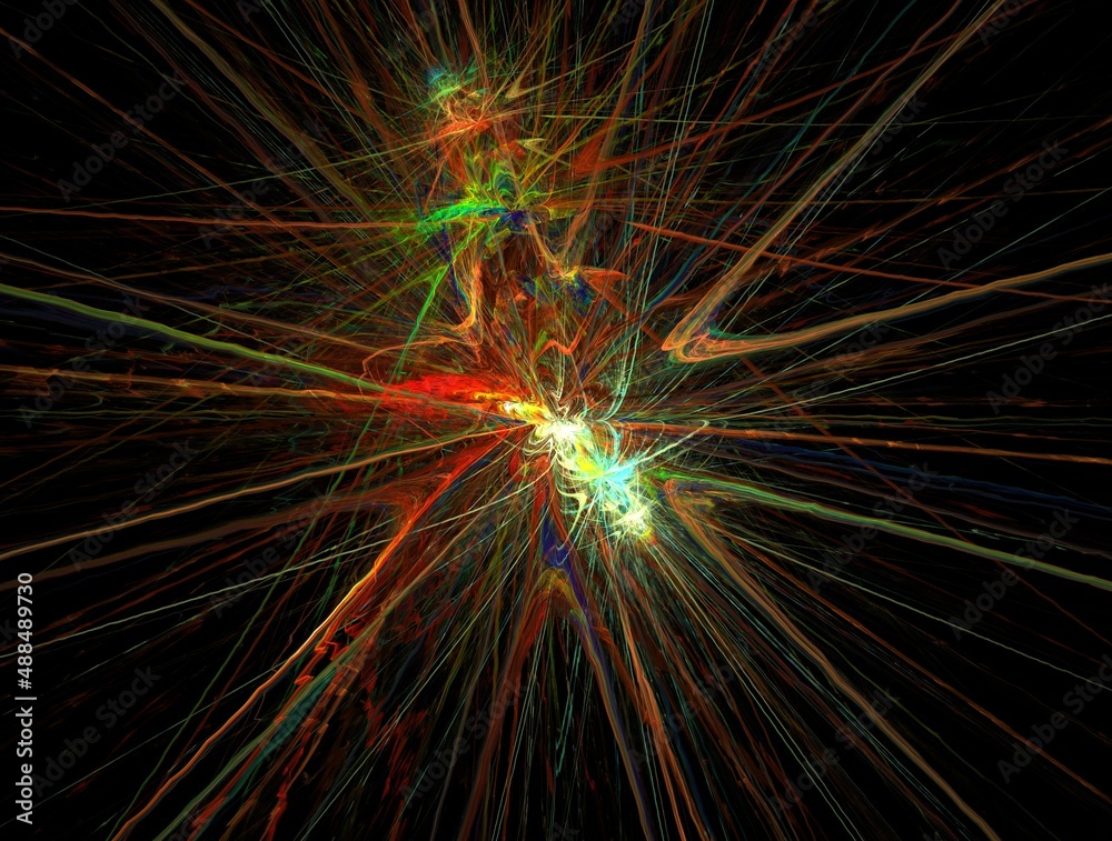 Fototapeta premium Imaginatory fractal abstract background Image
