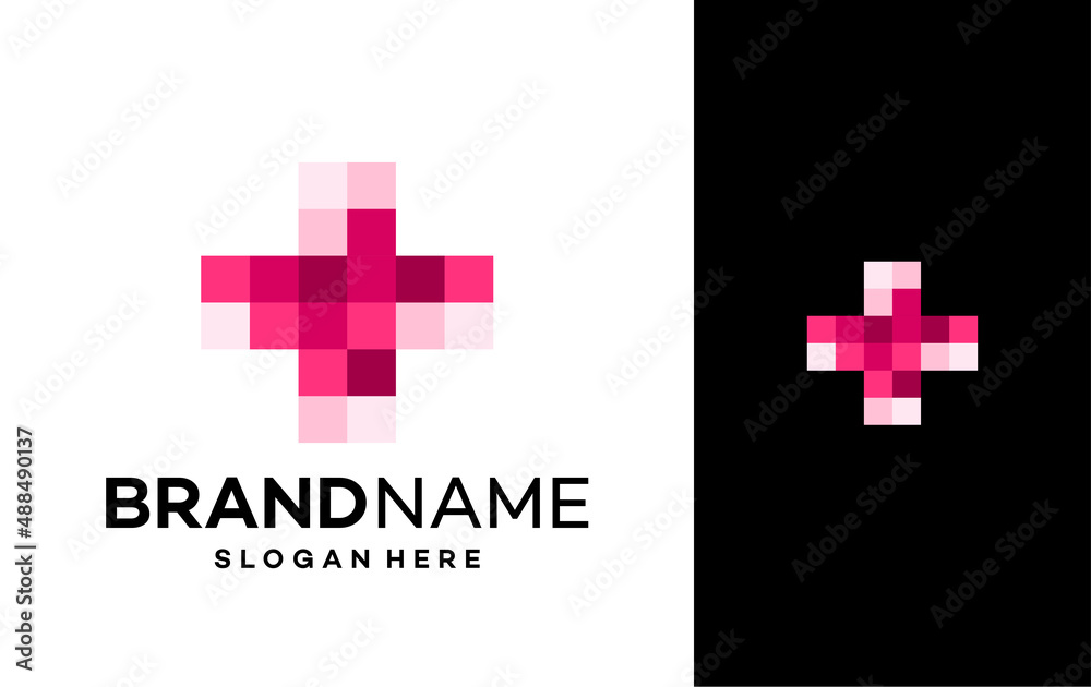 Obraz premium Abstract Health Medical Logo Template Design Vector