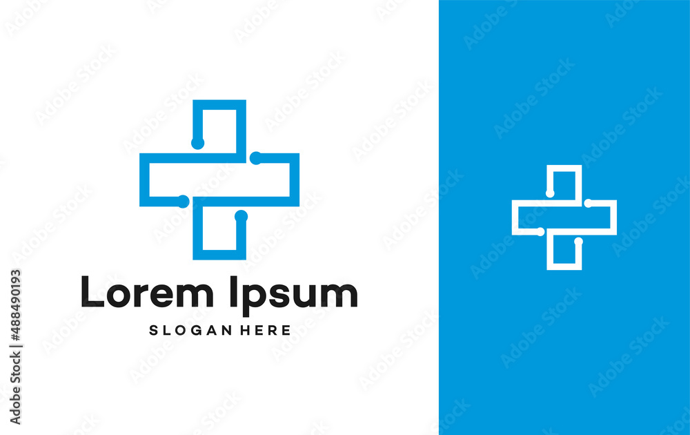 Obraz premium Health Medical Logo Template Design Vector