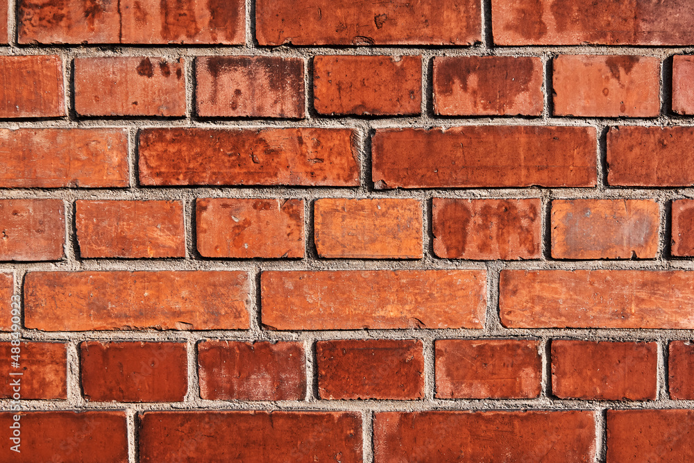 Texture of old red brick wall, Abstract background Texture of old red brick wall, Abstract background