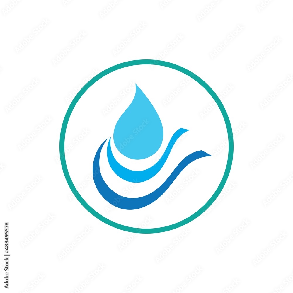 Water drop Logo Template vector icon and design Water drop Logo Template vector icon and design
