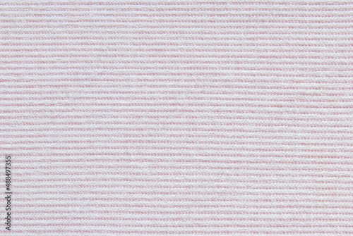 Soft light pink ribbed jersey fabric texture or background