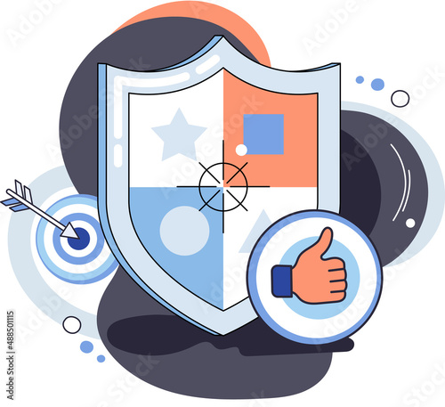 Confidence concept. Person has private conversation metaphor. Confidential communication. Trust property, reassuring partnerships, conviction. Protection of intellectual property. Confidential data