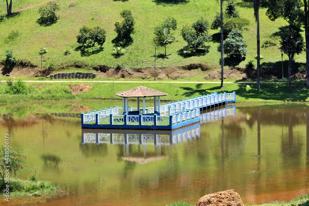 Fototapeta premium Beautiful day in a fishing ground