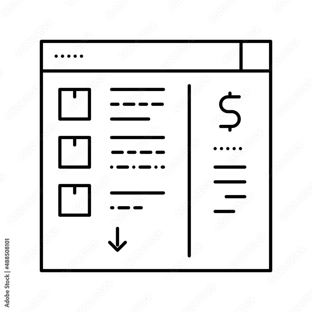 needs recognition line icon vector illustration needs recognition line icon vector illustration
