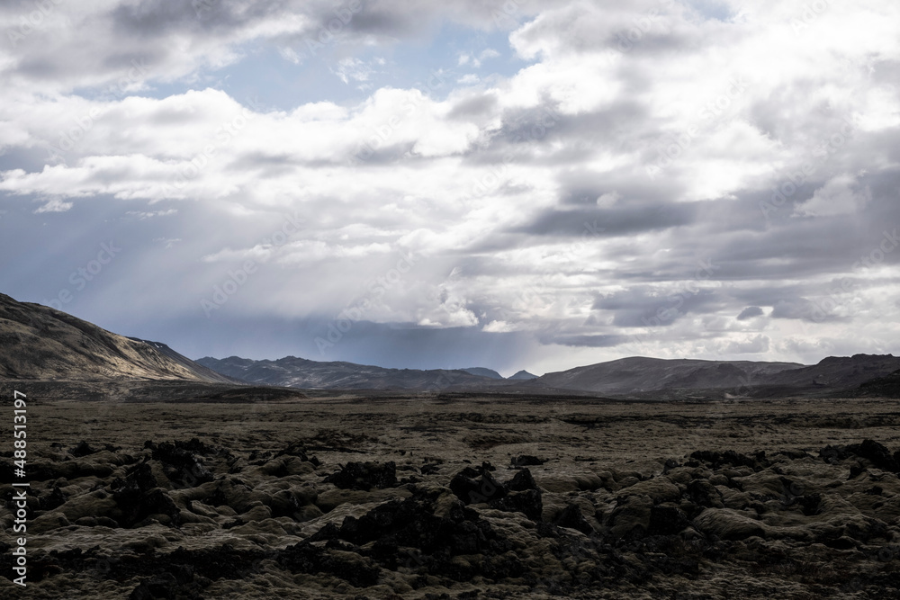 Landscape near Hafnarfjörður