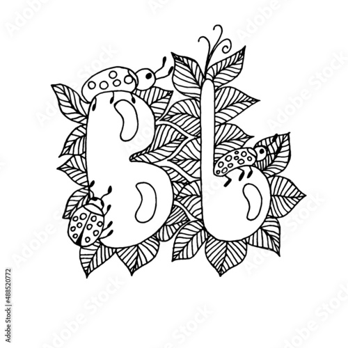 abstract floral design