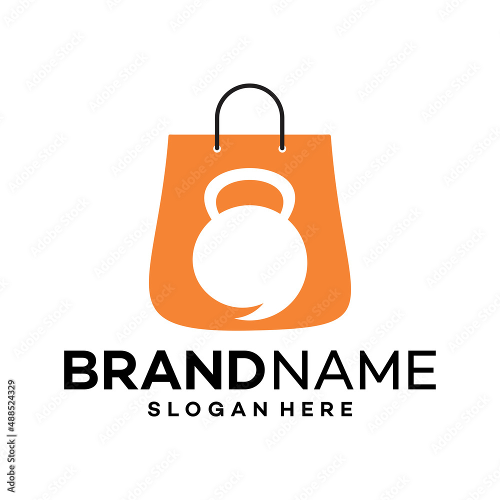 Shop Tool Fitness Logo Design Template Illustration Vector Shop Tool Fitness Logo Design Template Illustration Vector