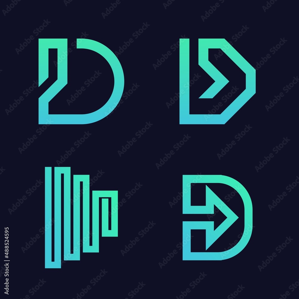 Fototapeta premium Logo collection of minimalist and modern logo design