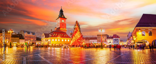 Brasov, Romania - Christmas Market in Transylvania