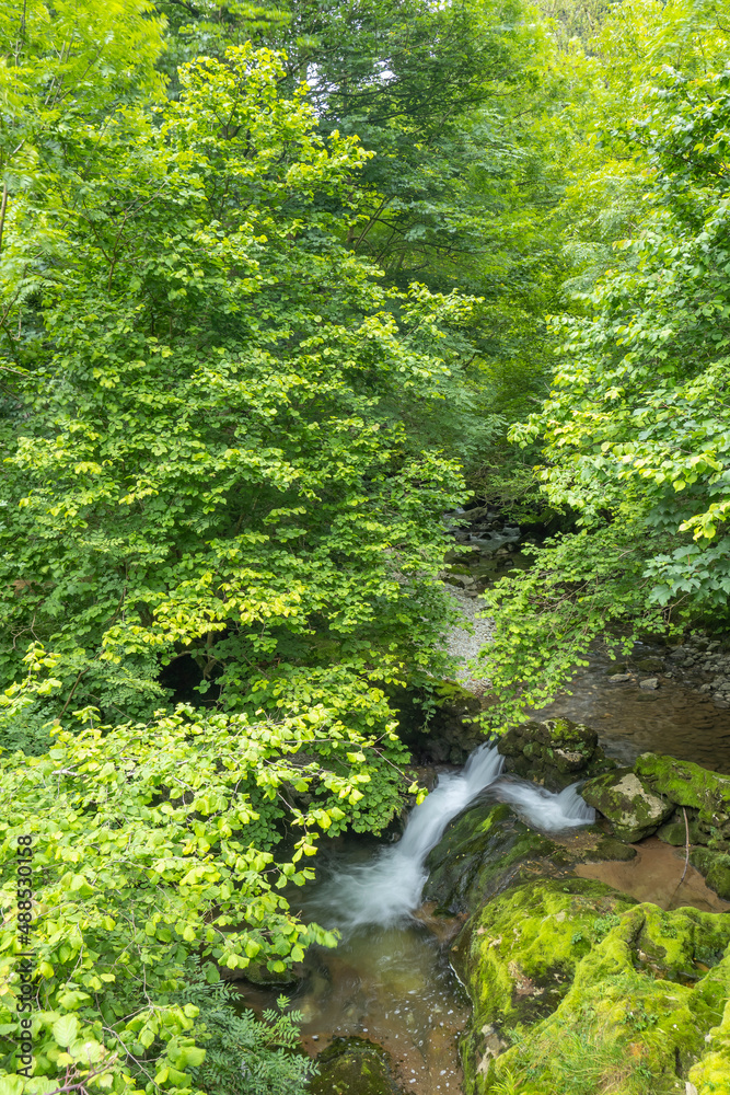 Ethnographic Complex of Tourist Interest of Tielve, Duje River, Cabrales, Picos de Europa National Park, Asturias, Spain, Europe Ethnographic Complex of Tourist Interest of Tielve, Duje River, Cabrales, Picos de Europa National Park, Asturias, Spain, Europe