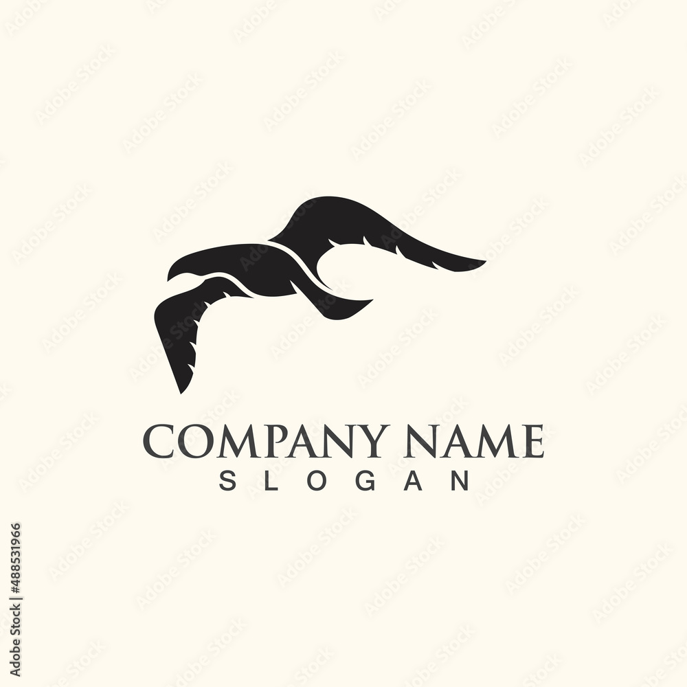 Seagull Logo design, themes, templates graphic elements wildlife animal Seagull Logo design, themes, templates graphic elements wildlife animal