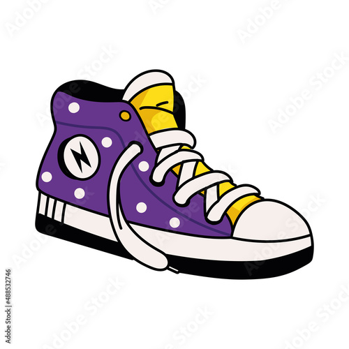 retro sneaker icon