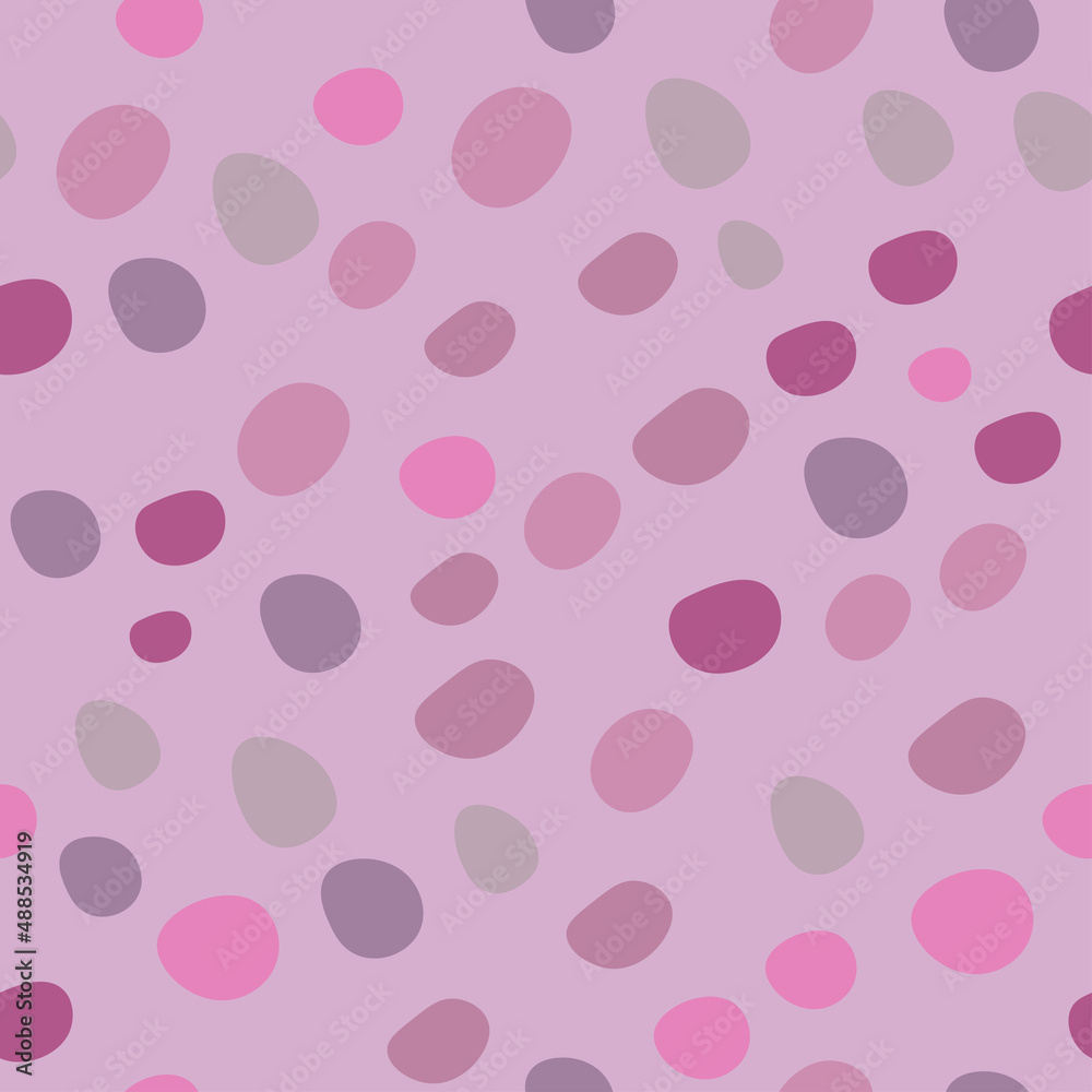 pink polka dots background