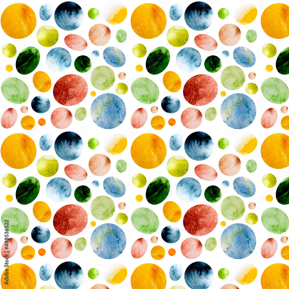 Watercolor seamless pattern Watercolor seamless pattern