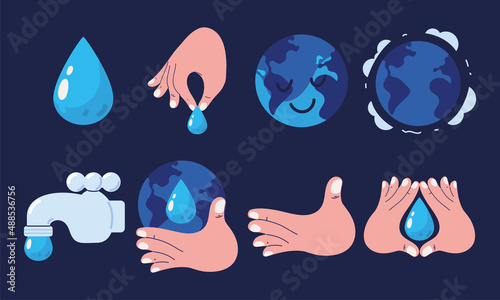 set of world water day