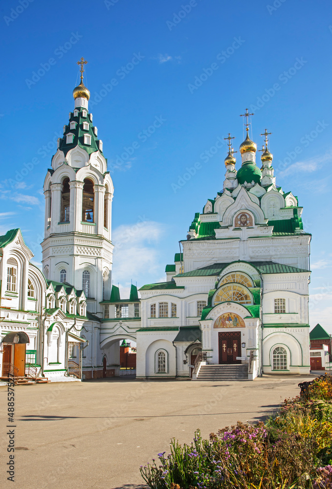 Church of Life-Giving Trinity in Yoshkar-Ola. Mari El Republic. Russia