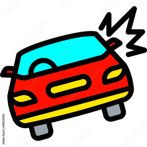 Car Crash Icon