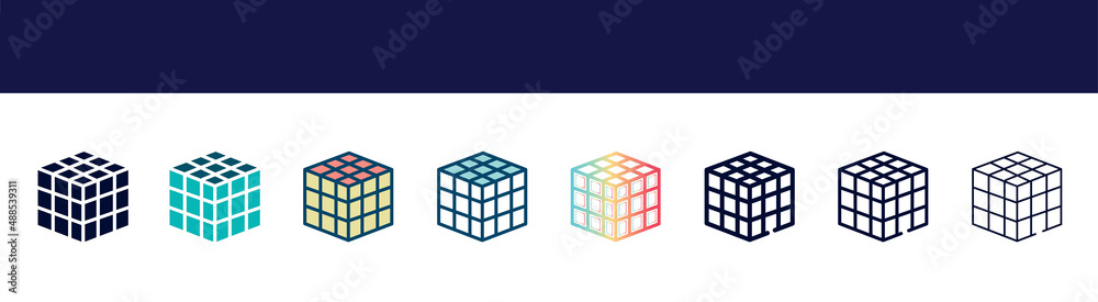 icon in 8 styles. line, filled, glyph, thin outline, colorful, stroke and gradient styles, vector sign. symbol, logo illustration. different style icons icon in 8 styles. line, filled, glyph, thin outline, colorful, stroke and gradient styles, vector sign. symbol, logo illustration. different style icons