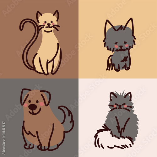 icons collection pets