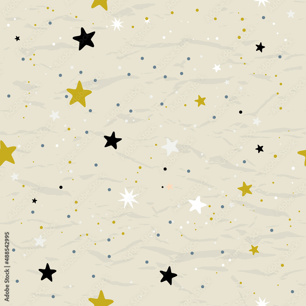 Seamless pattern with stars. Vector illustration EPS8. Seamless pattern with stars. Vector illustration EPS8.