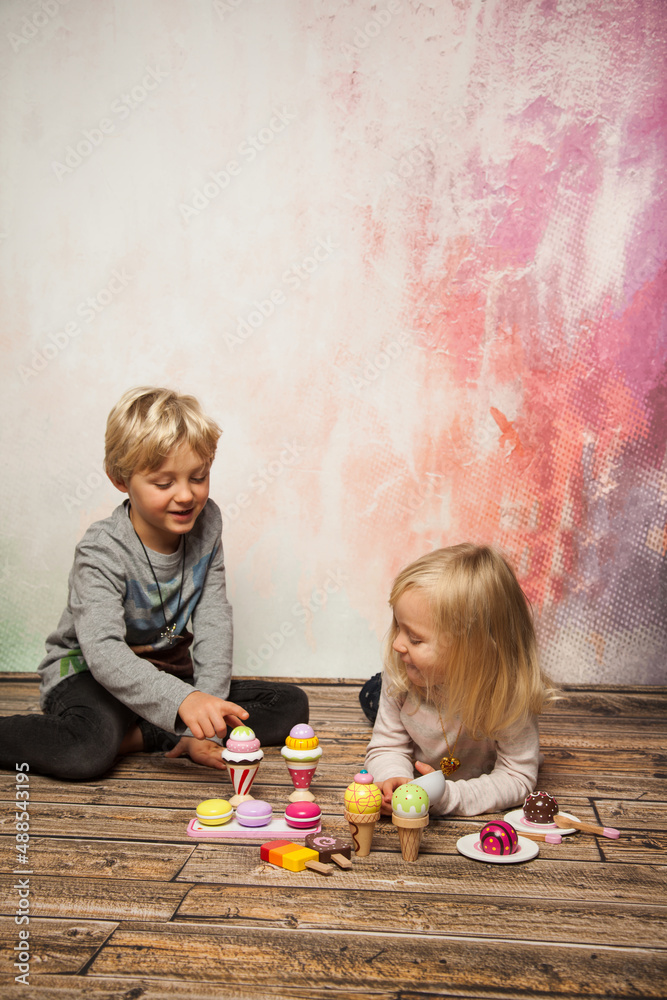 Obraz premium Eis essen
