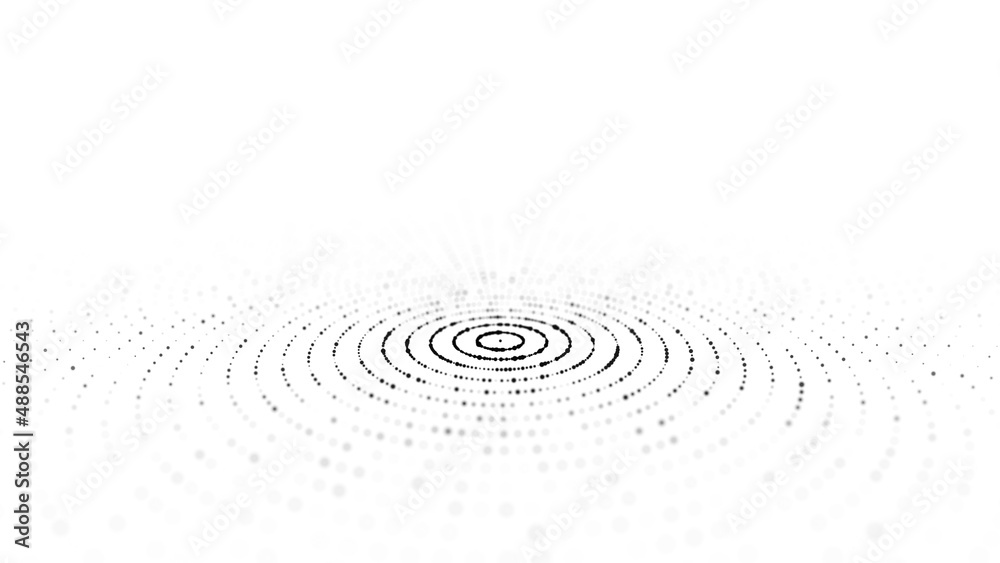 Abstract white background of circular flow of particles. Digital cyberspace. Network connections structure. 3D rendering. Abstract white background of circular flow of particles. Digital cyberspace. Network connections structure. 3D rendering.