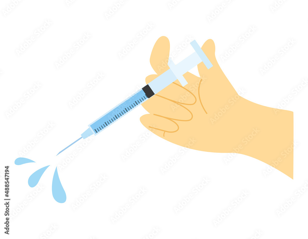 注射器のイラスト ワクチン 予防接種 注射器のイラスト ワクチン 予防接種