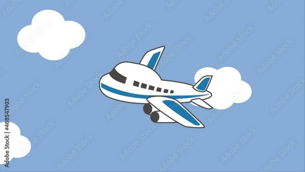 空を飛ぶ飛行機 空を飛ぶ飛行機