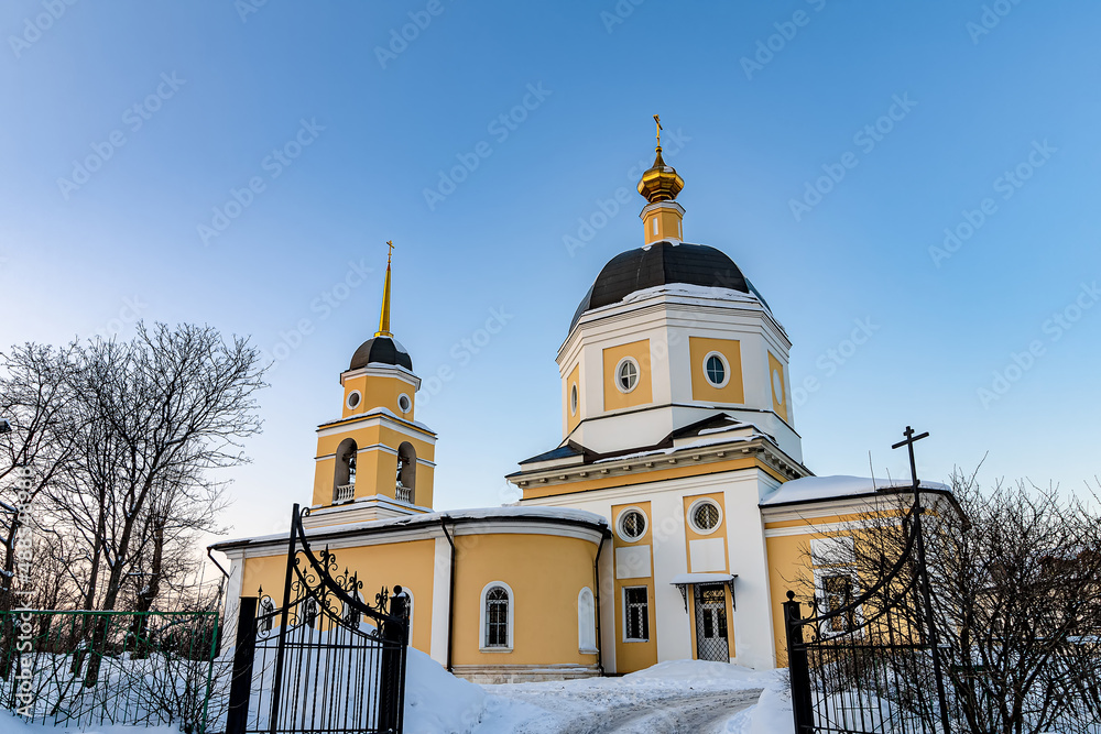 Architectural beauty of Russia. Church and temple. day landscape Architectural beauty of Russia. Church and temple. day landscape