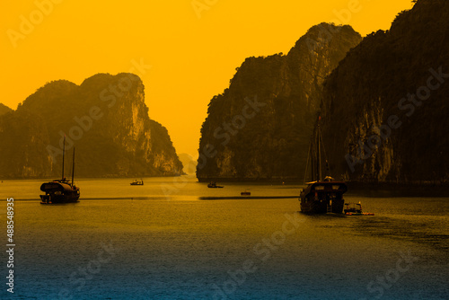 Halong Bay in Vietnam photo
