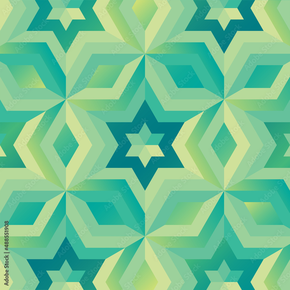 Islamic pattern with contemporary treatment for Hari Raya Aidilfitri