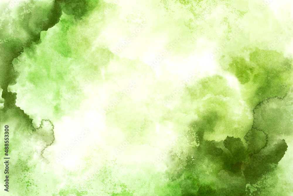 Watercolor Green Background Texture Paper Watercolor Green Background Texture Paper