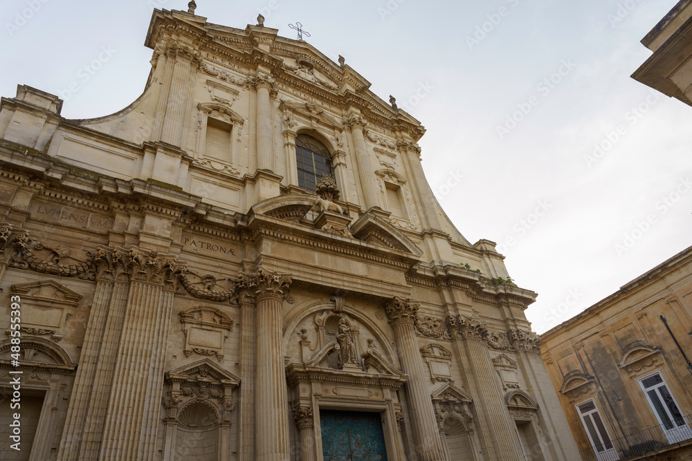 Lecce: Sant Irene church, in Baroque style