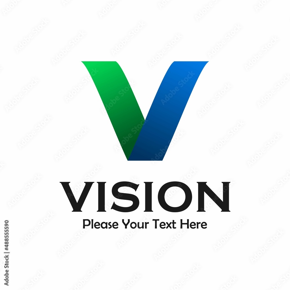 v letter design logo template illustration v letter design logo template illustration