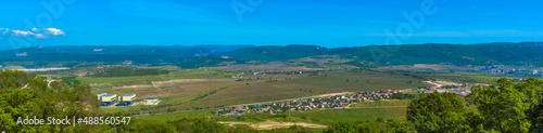 peninsula in the spring. View from the Mount Sapun © Evdoha